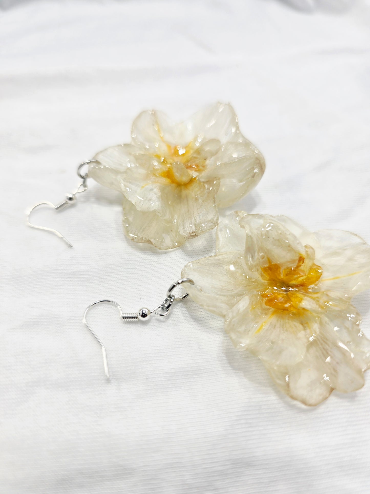 Double Flowering Daffodil Earrings