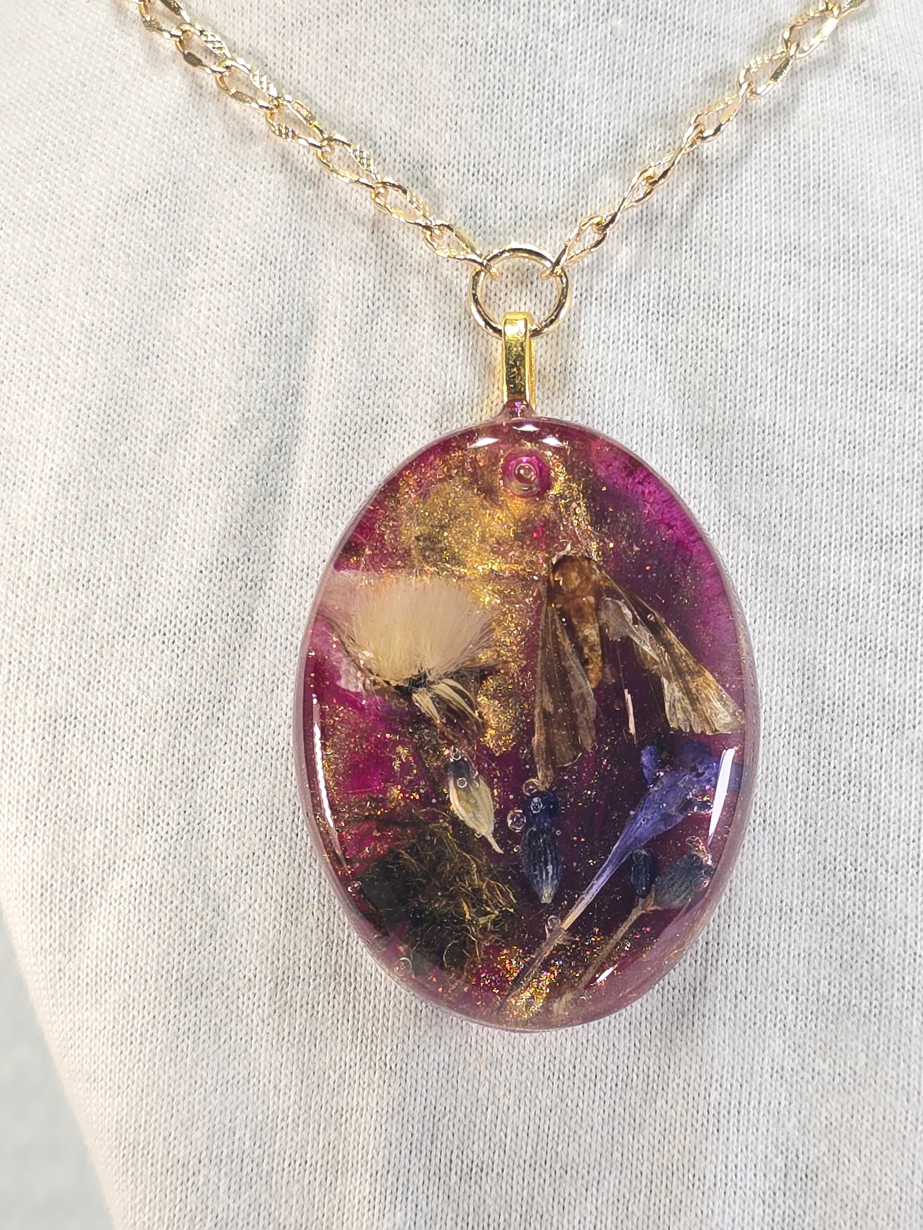 Enchanted Moth Necklace