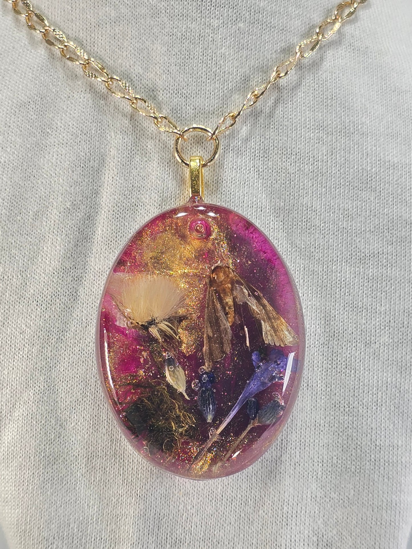 Enchanted Moth Necklace