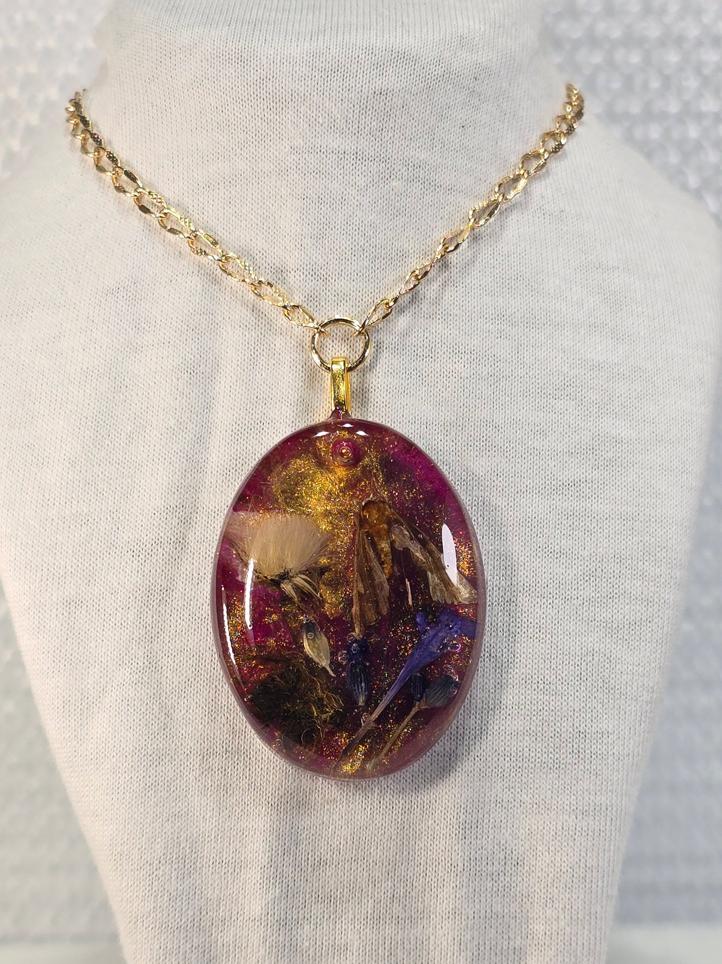 Enchanted Moth Necklace