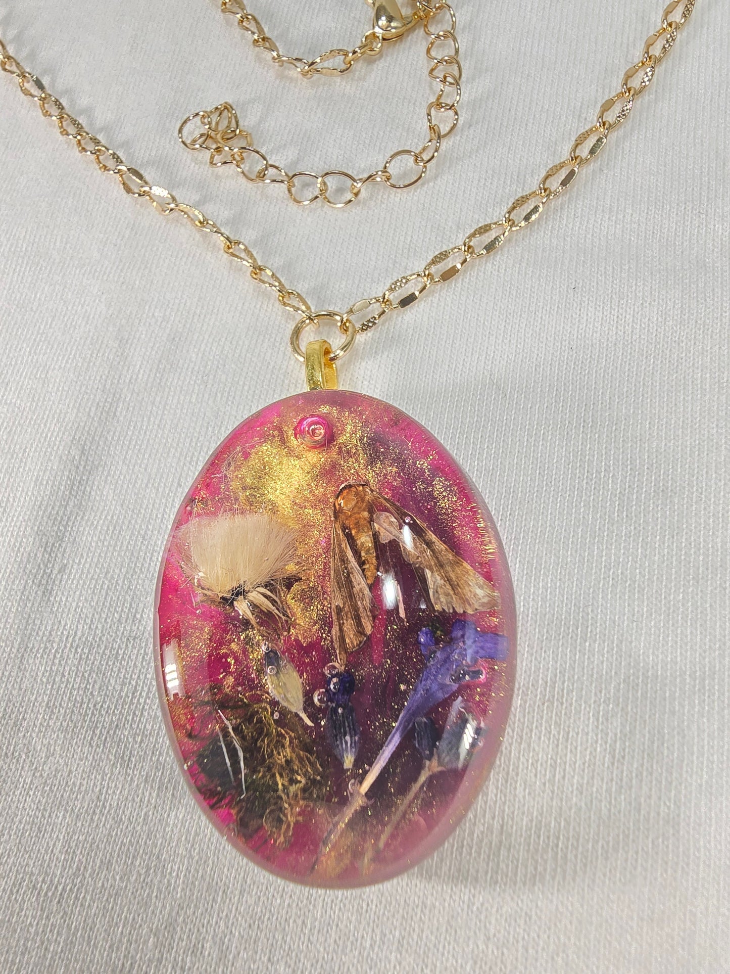 Enchanted Moth Necklace