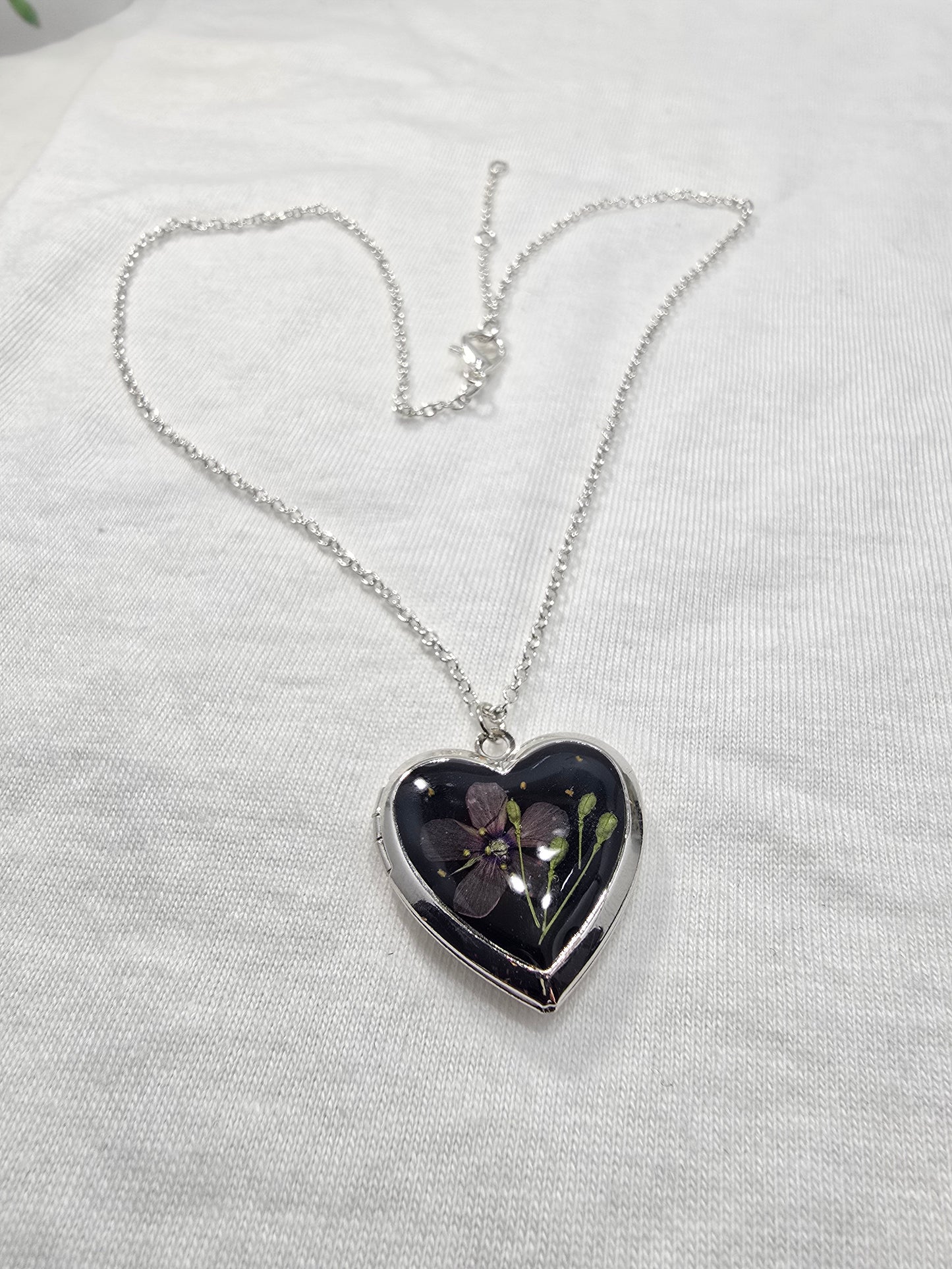 Purple Whisper - Heart Locket