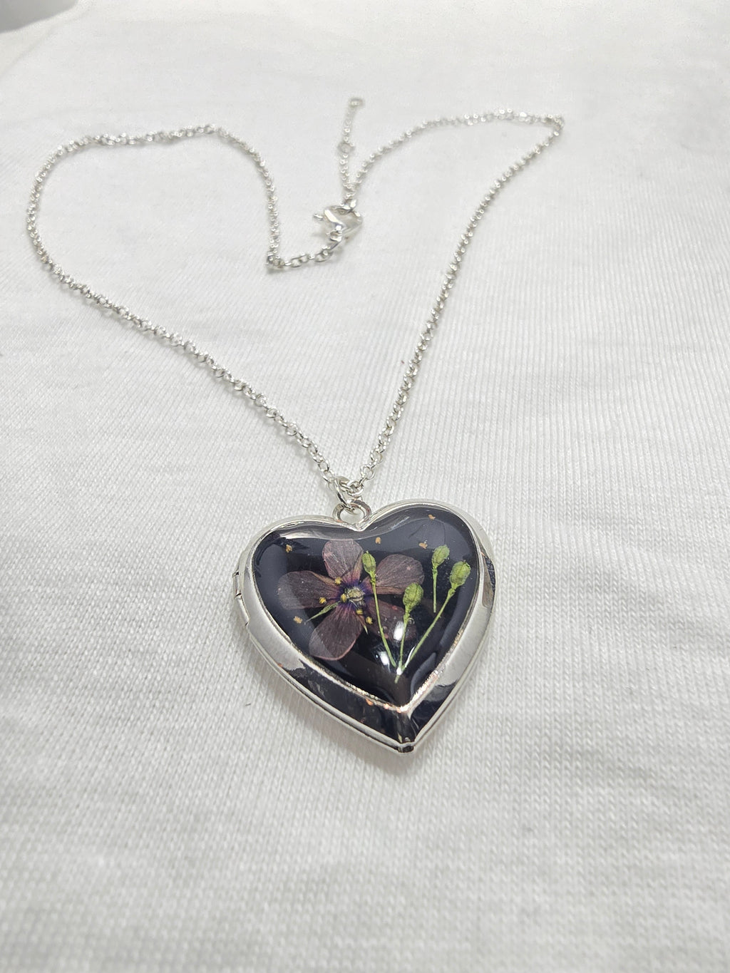 Purple Whisper - Heart Locket