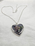 Purple Whisper - Heart Locket