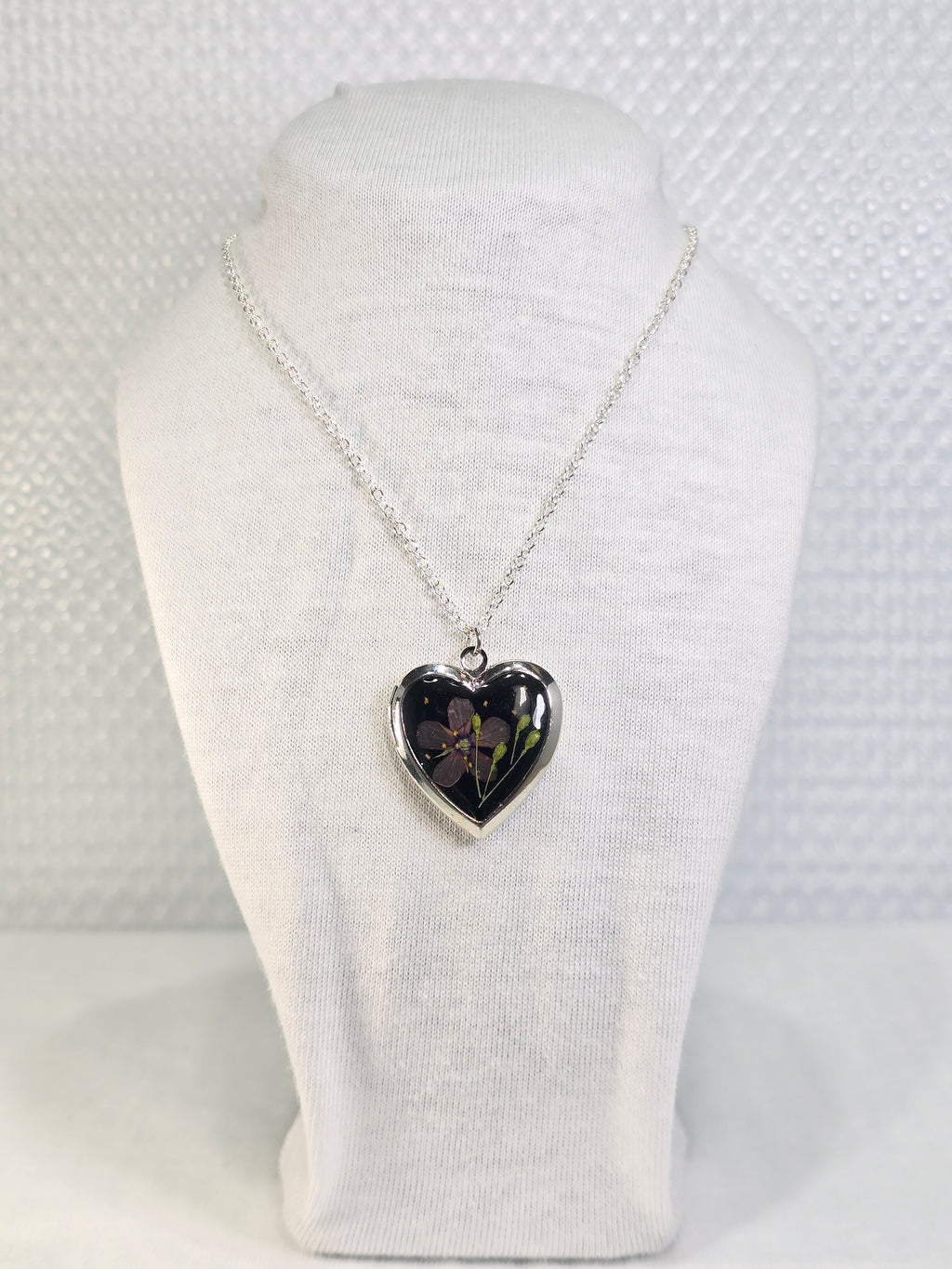 Purple Whisper - Heart Locket