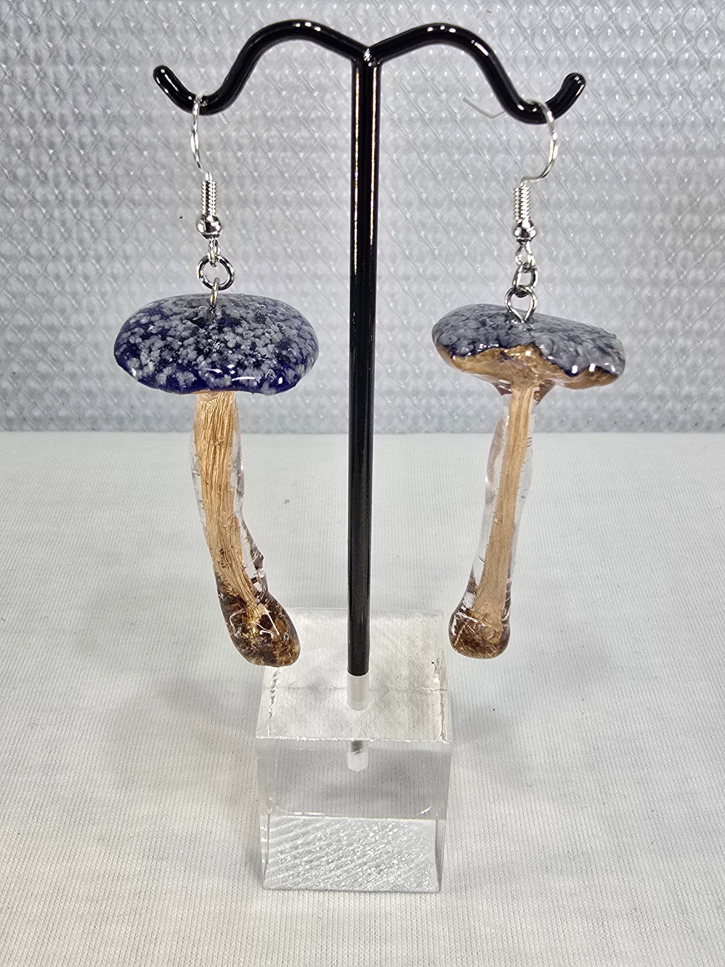 Glow in the Dark Mushroom Earrings