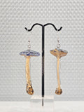 Glow in the Dark Mushroom Earrings