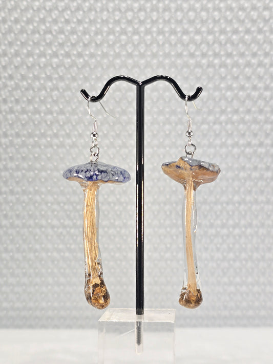 Glow in the Dark Mushroom Earrings