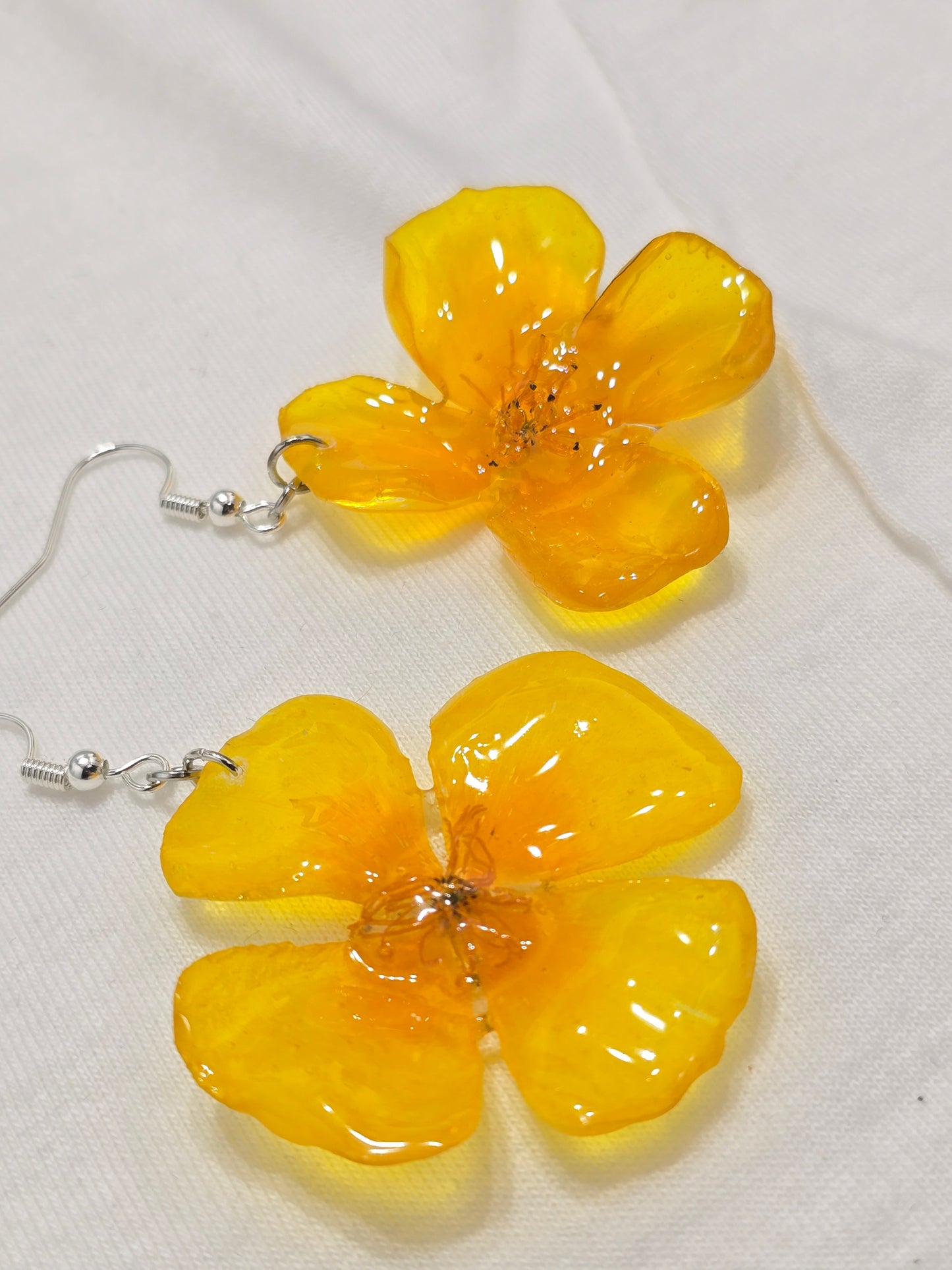 Golden Poppy Earrings