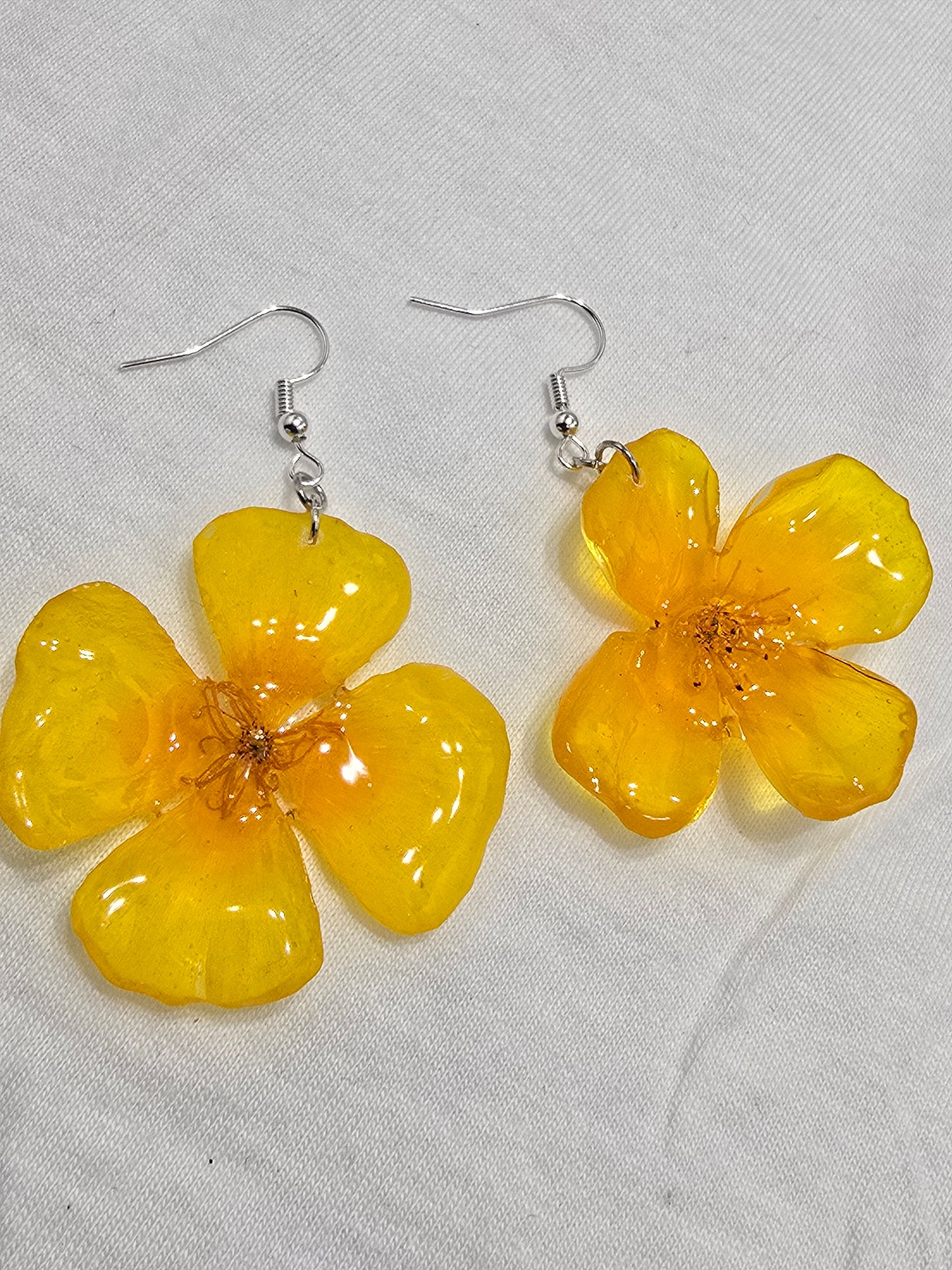 Golden Poppy Earrings