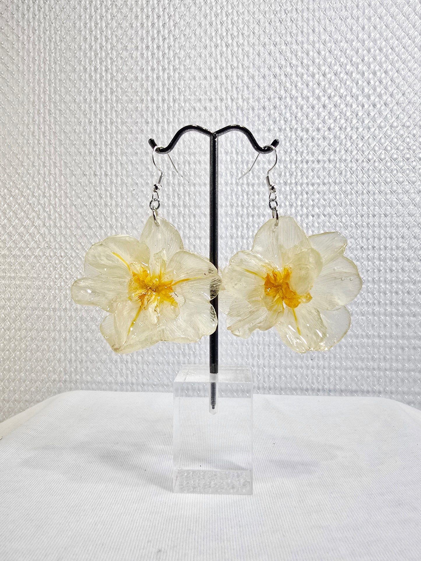 Double Flowering Daffodil Earrings