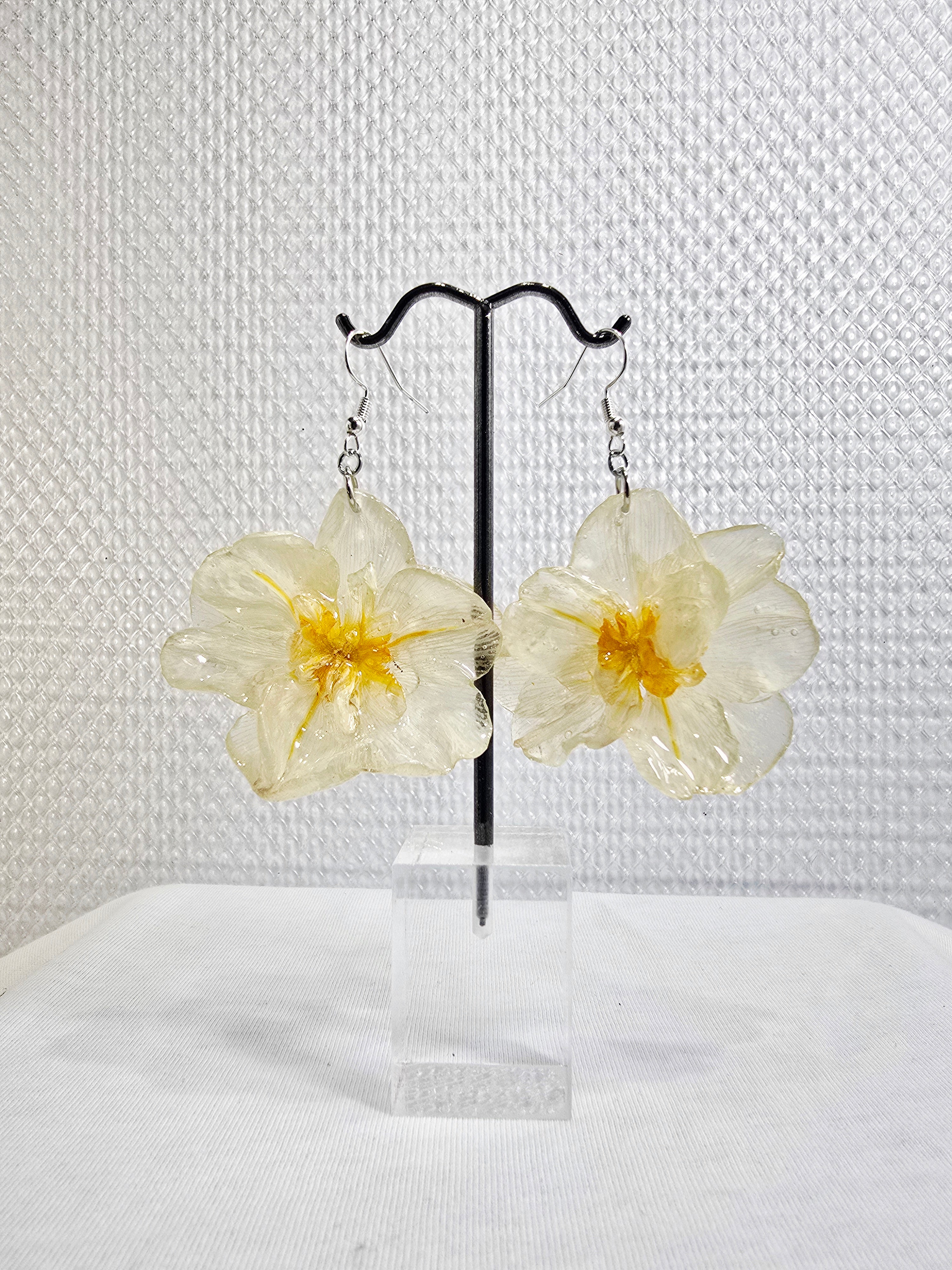 Double Flowering Daffodil Earrings