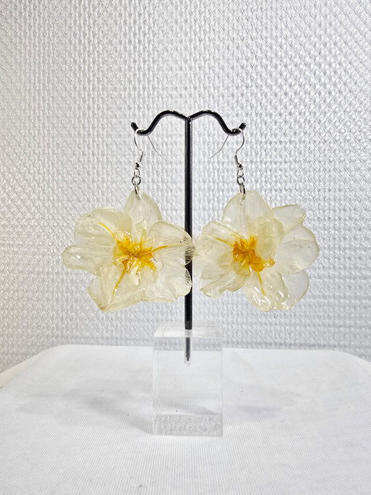 Double Flowering Daffodil Earrings