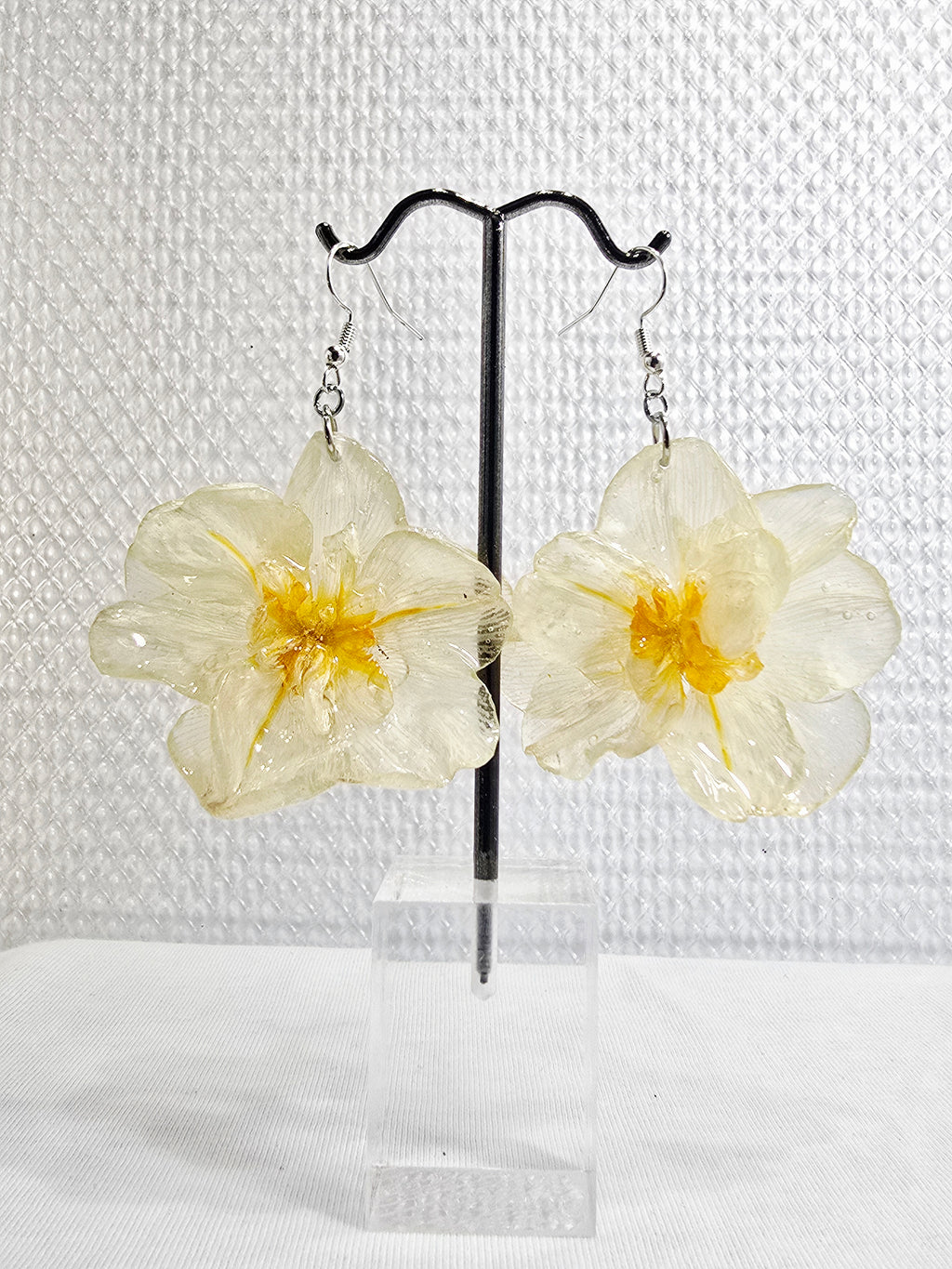 Double Flowering Daffodil Earrings