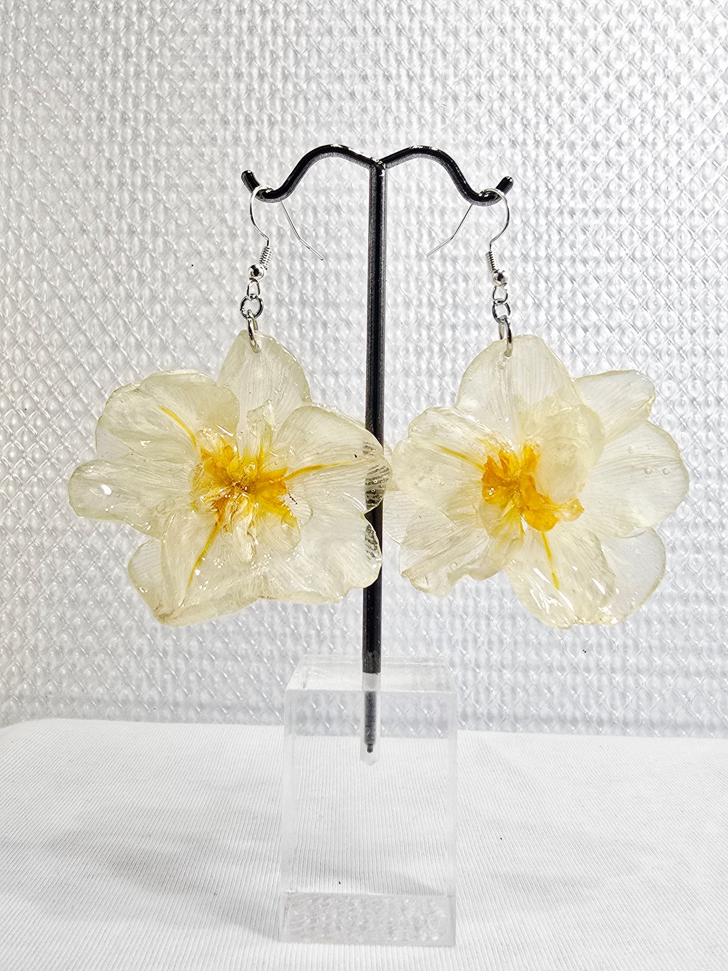 Double Flowering Daffodil Earrings