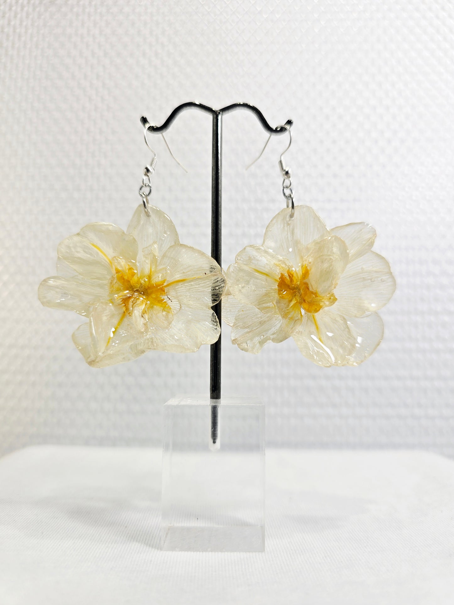 Double Flowering Daffodil Earrings