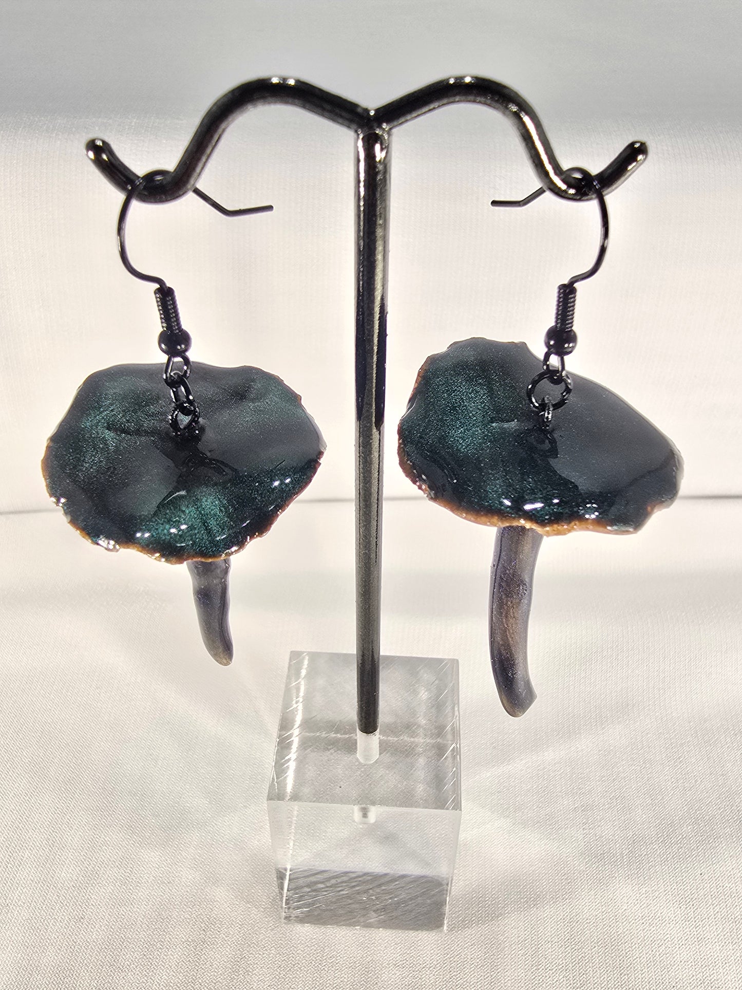 Holographic Mushroom Earrings
