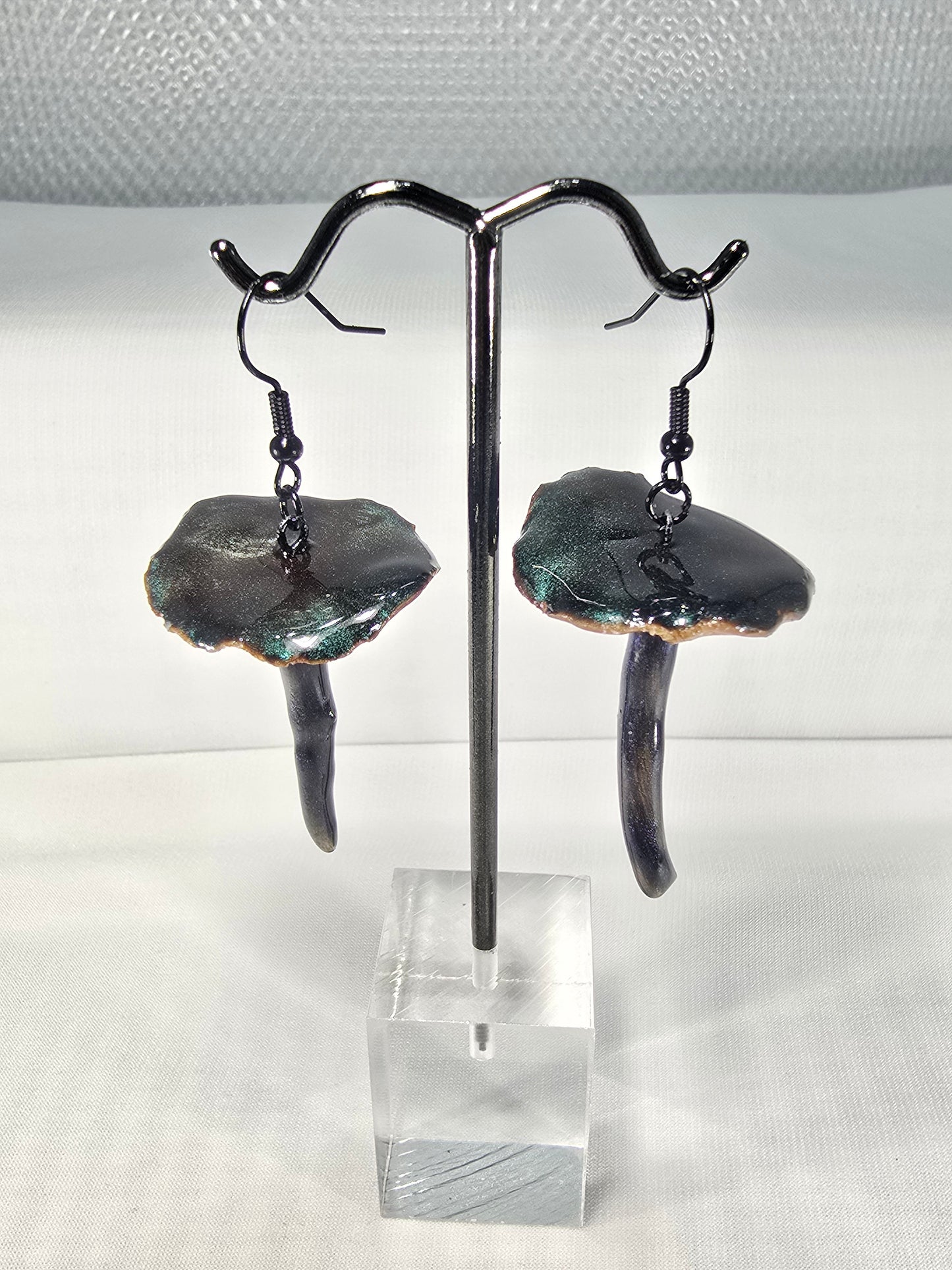 Holographic Mushroom Earrings