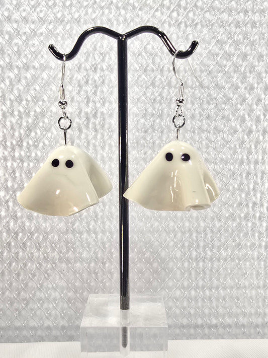 Boos 👻 | Handmade Polymer Clay Ghost Earrings
