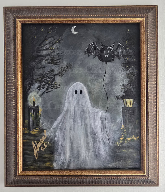 "Boo &amp; Bat" - Original Artwork